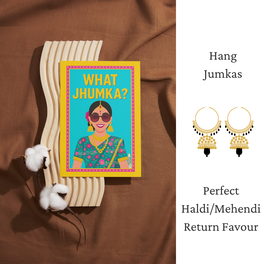 Jhumka Cards for return favour