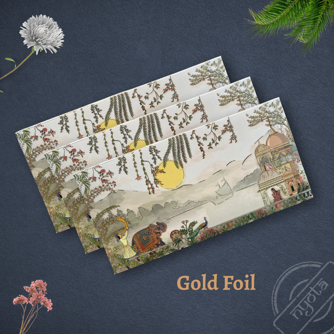 Pichwai Theme Shagun Envelope