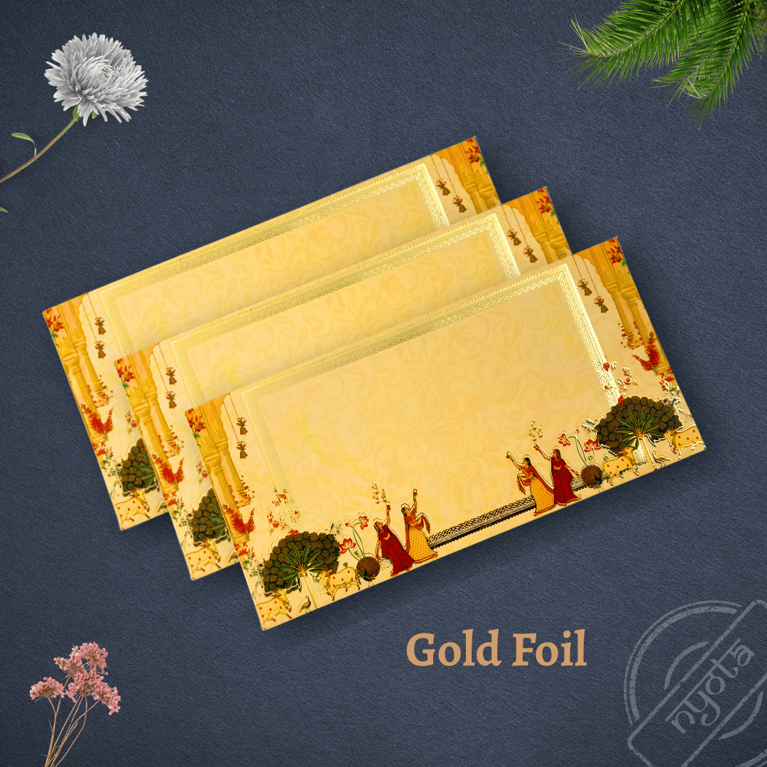 Velvet Touch Elephant Shagun Envelope