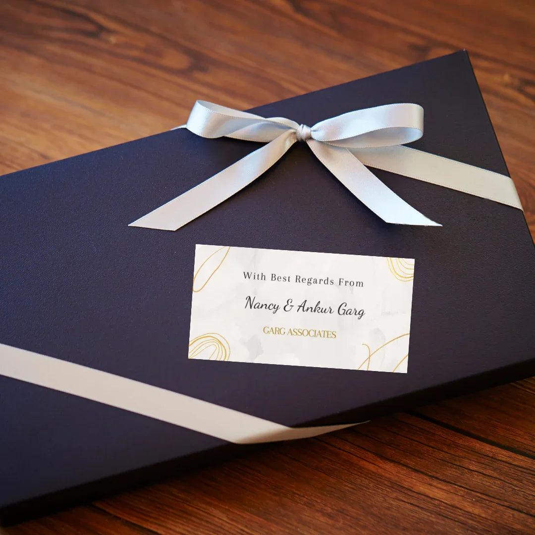 Premium Grey Personalised Gift Sticker
