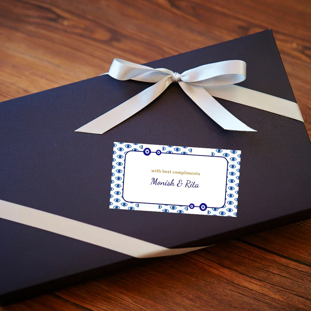 Evil Eye Theme Personalised Gift Sticker