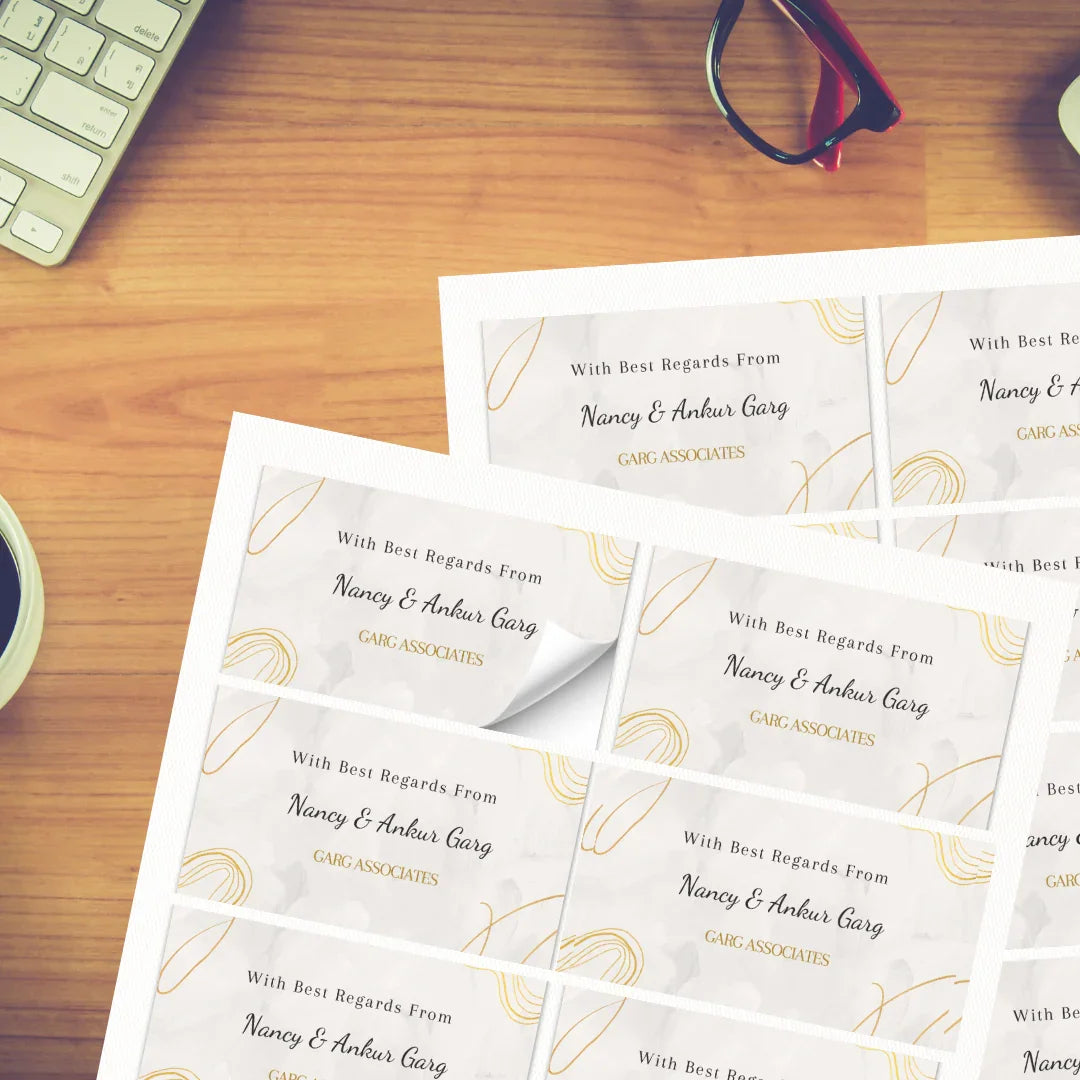 Premium Grey Personalised Gift Sticker