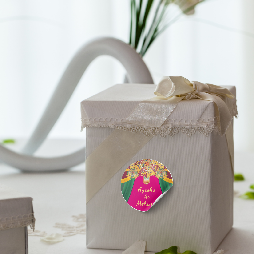 Rajasthani Mehendi Wedding Sticker Set