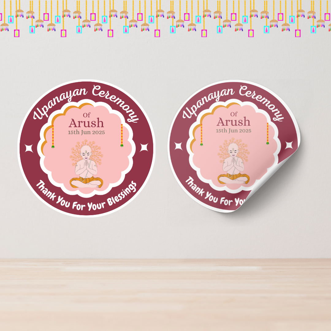Upanayanam, Thread Ceremony Stickers