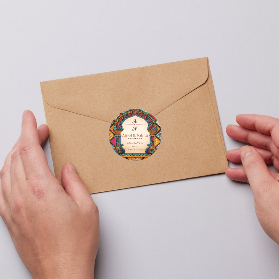 Personalised Wedding Stickers & Gift Tags Combo