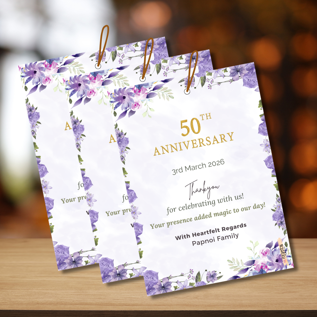 Anniversary Thank You Gift Tag