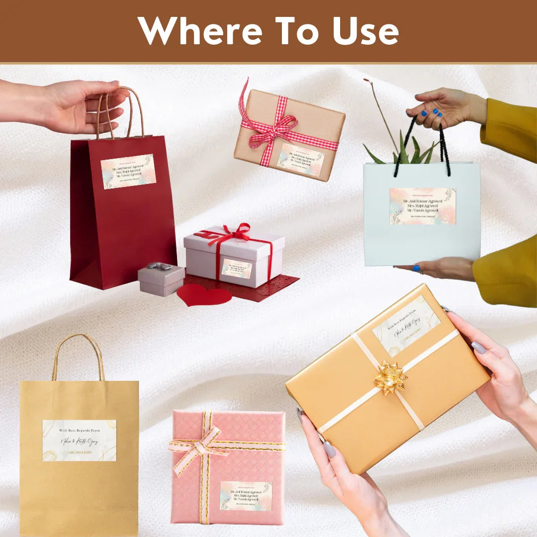 Premium Mandala Theme Personalised Gift Sticker