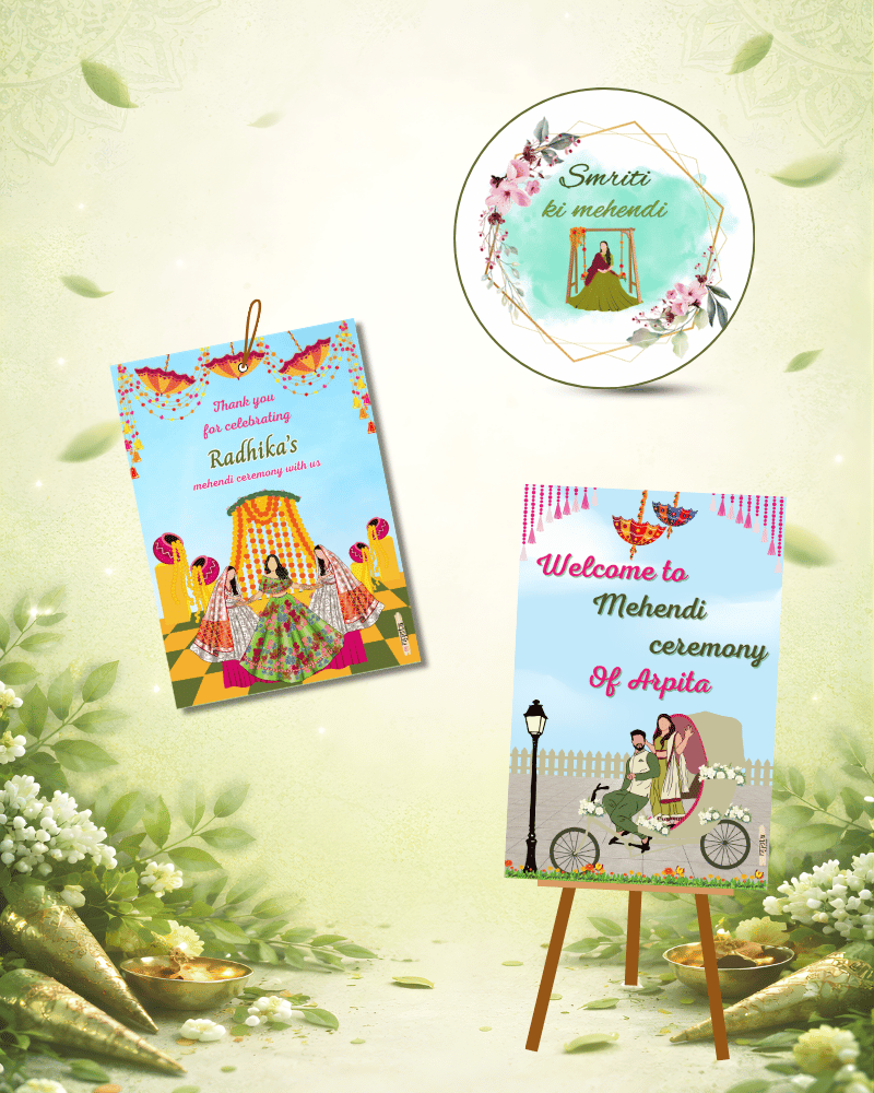Mehendi Wedding Stationery