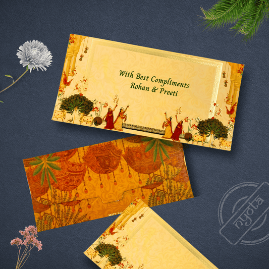 Velvet Touch Elephant Shagun Envelope
