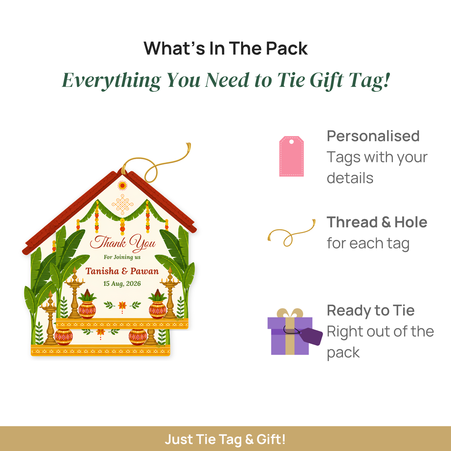 NYOTA House Warming Grah Pravesh Gift Tags