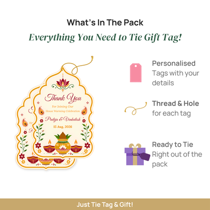 NYOTA House Warming Grah Pravesh Gift Tags