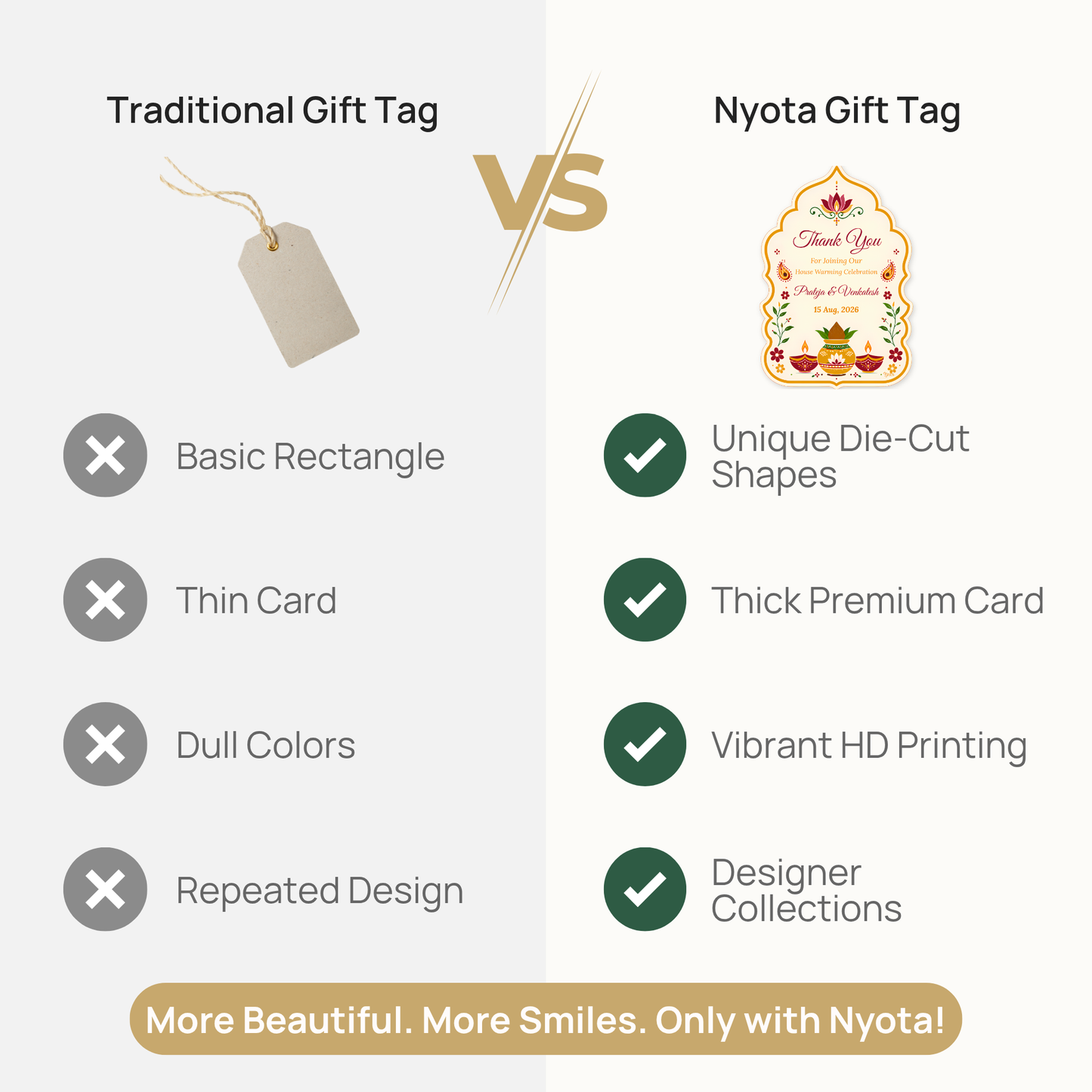 NYOTA House Warming Grah Pravesh Gift Tags