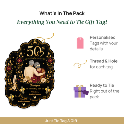 NYOTA 50th Anniversary Thank You Gift Tags