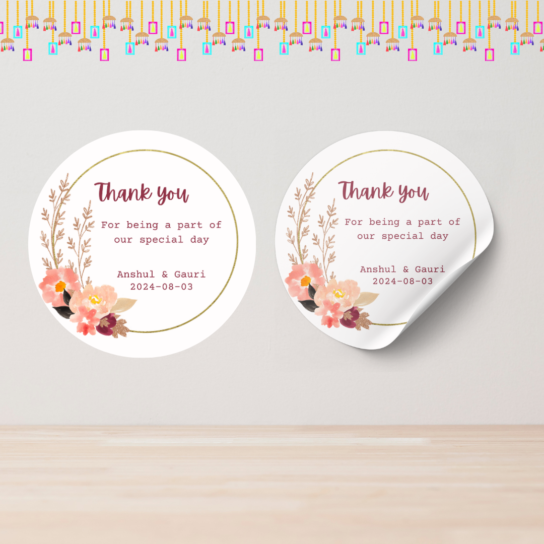 Dreamy Pastel Petals Wedding Sticker Pack