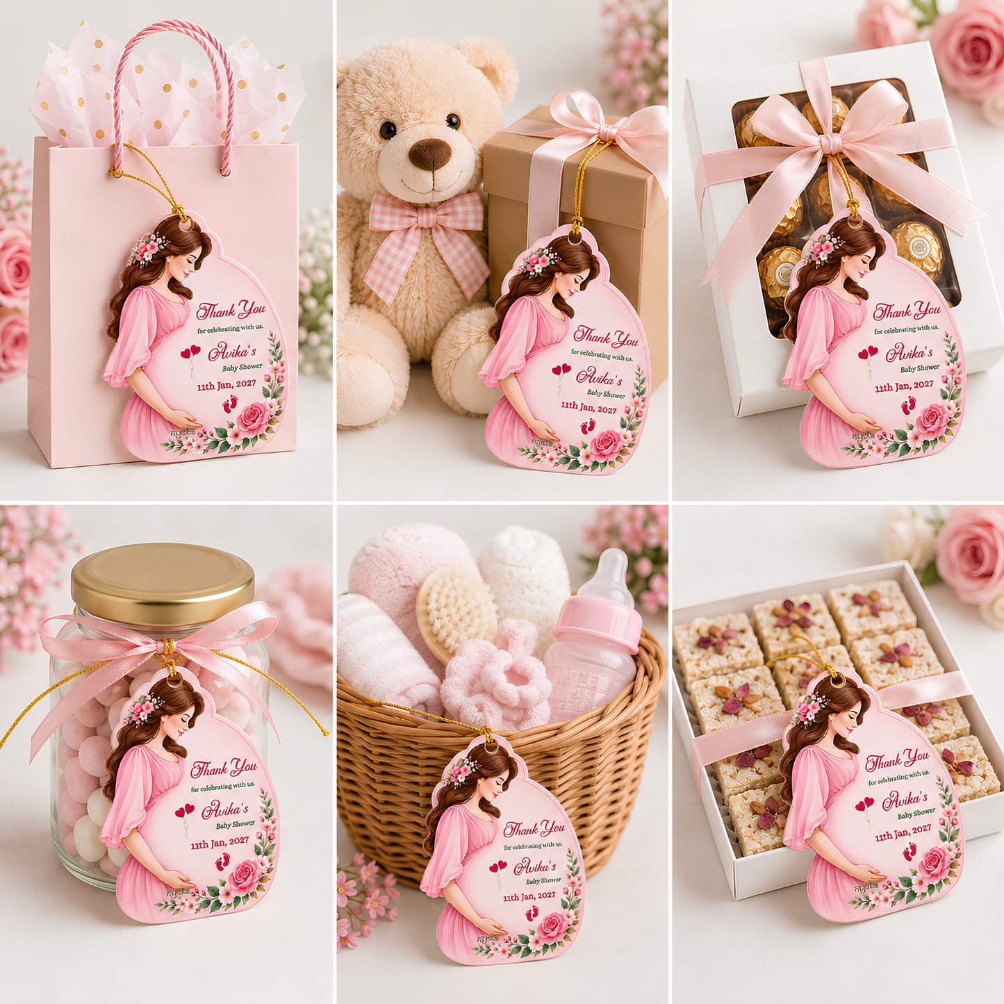 NYOTA Baby Shower Mom To Be Gift Tags