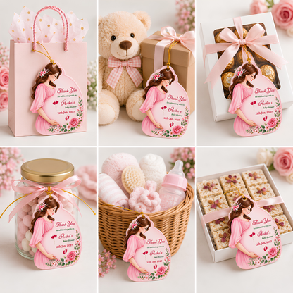 NYOTA Baby Shower Mom To Be Gift Tags