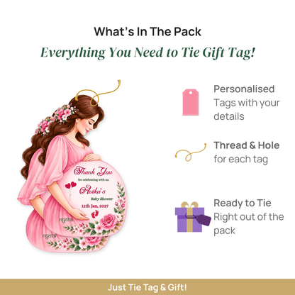 NYOTA Baby Shower Mom To Be Gift Tags