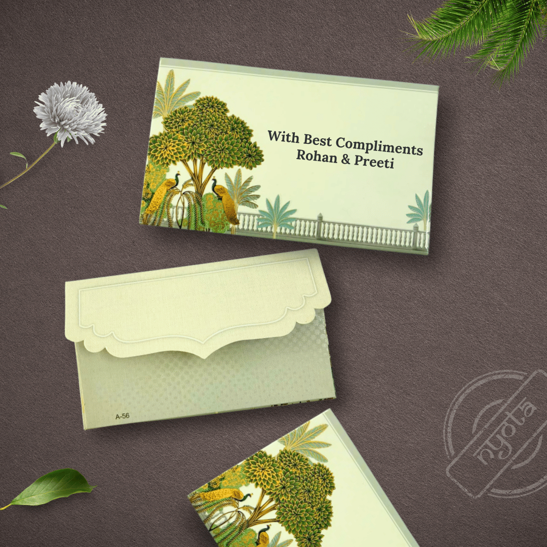 Pichwai Theme Mini Shagun Envelope