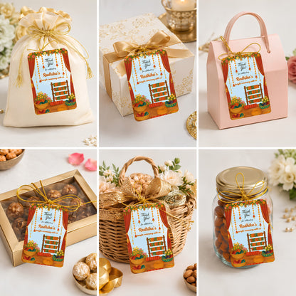 Bangle Ceremony return favour card