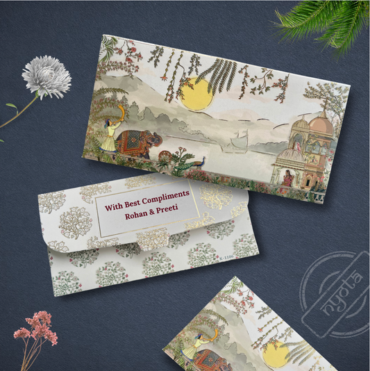 Pichwai Theme Shagun Envelope