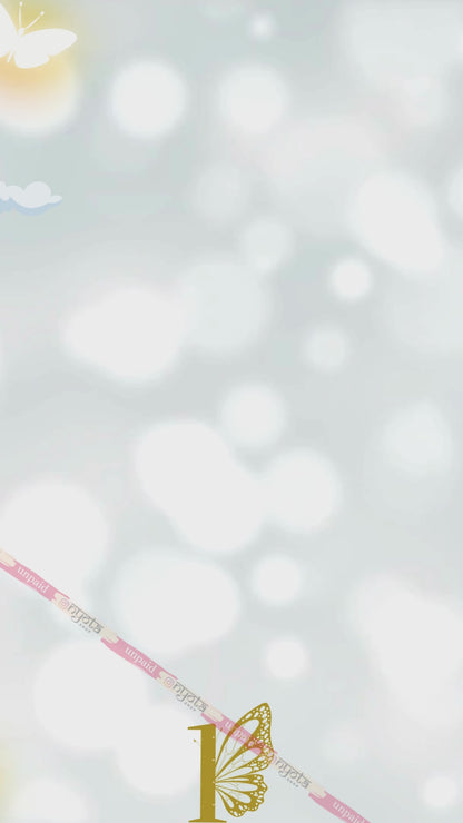 Angel Theme Kids Birthday Video Invite